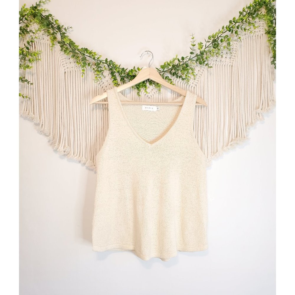 Mable Cream Knit Tank